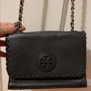 Tory Burch leather crossbody in black